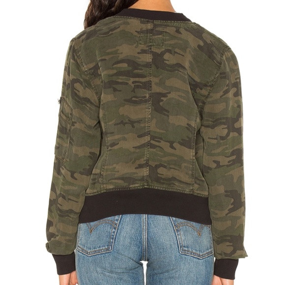 πHOST PICKπ Sanctuary Camo Print Bomber Jacket - Picture 7 of 12